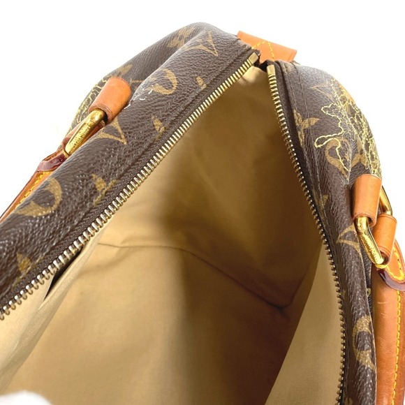 LOUIS VUITTON Authentic Brown Monogram Canvas Speedy 30 Tote Bag - Picture 14 of 16